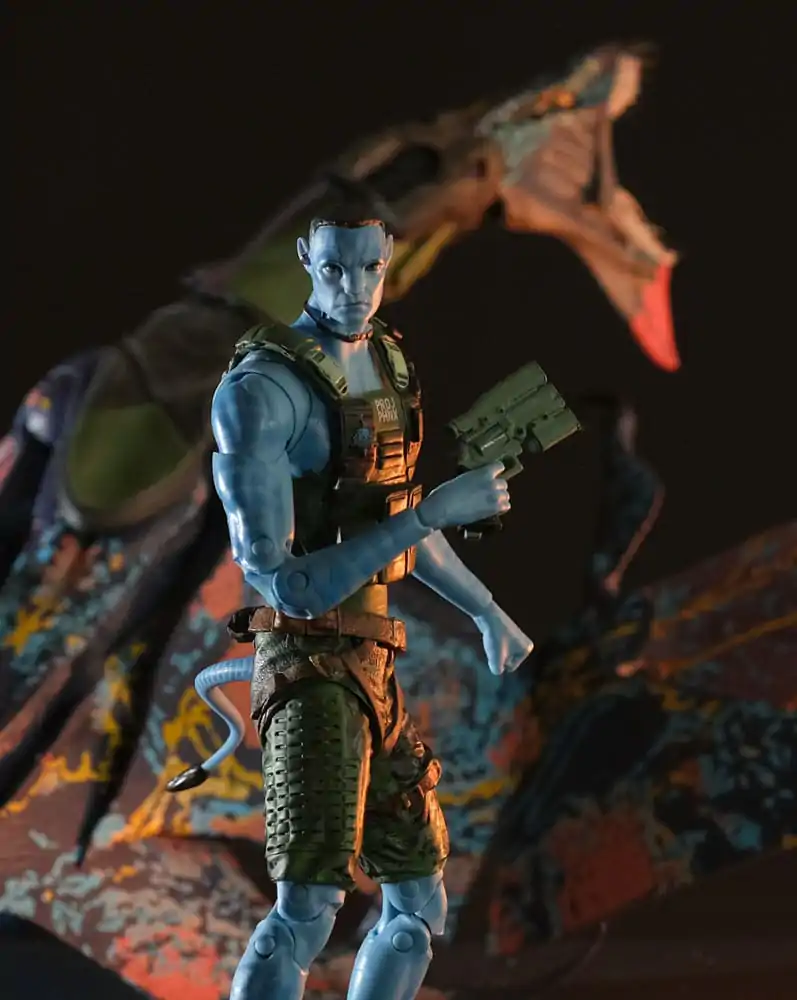 Avatar: The Way of Water Action-Figur Recom Quaritch & RDA Banshee (Gold Label) Produktfoto