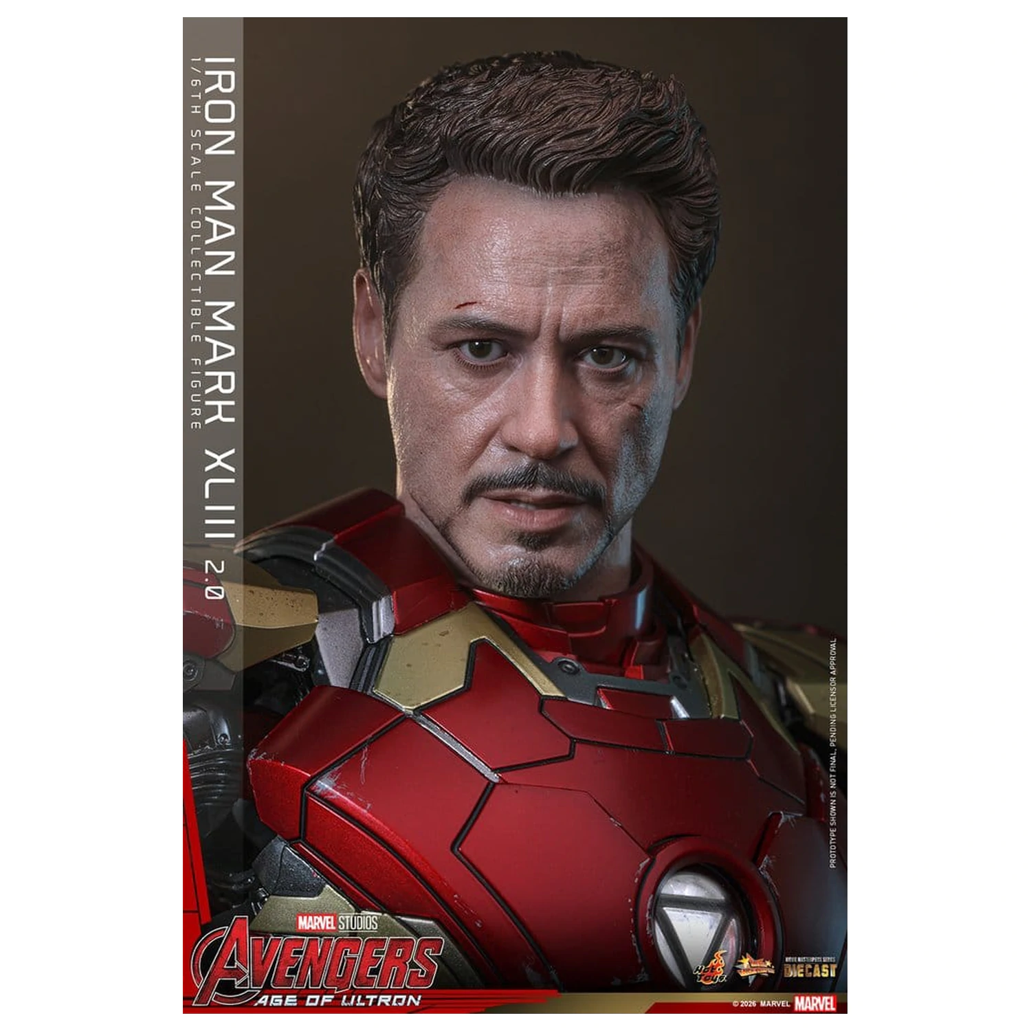 Avengers: Age of Ultron Film Meisterstück Diecast Actionfigur 1/6 Iron Man Mark XLIII (2.0) 32 cm Produktfoto