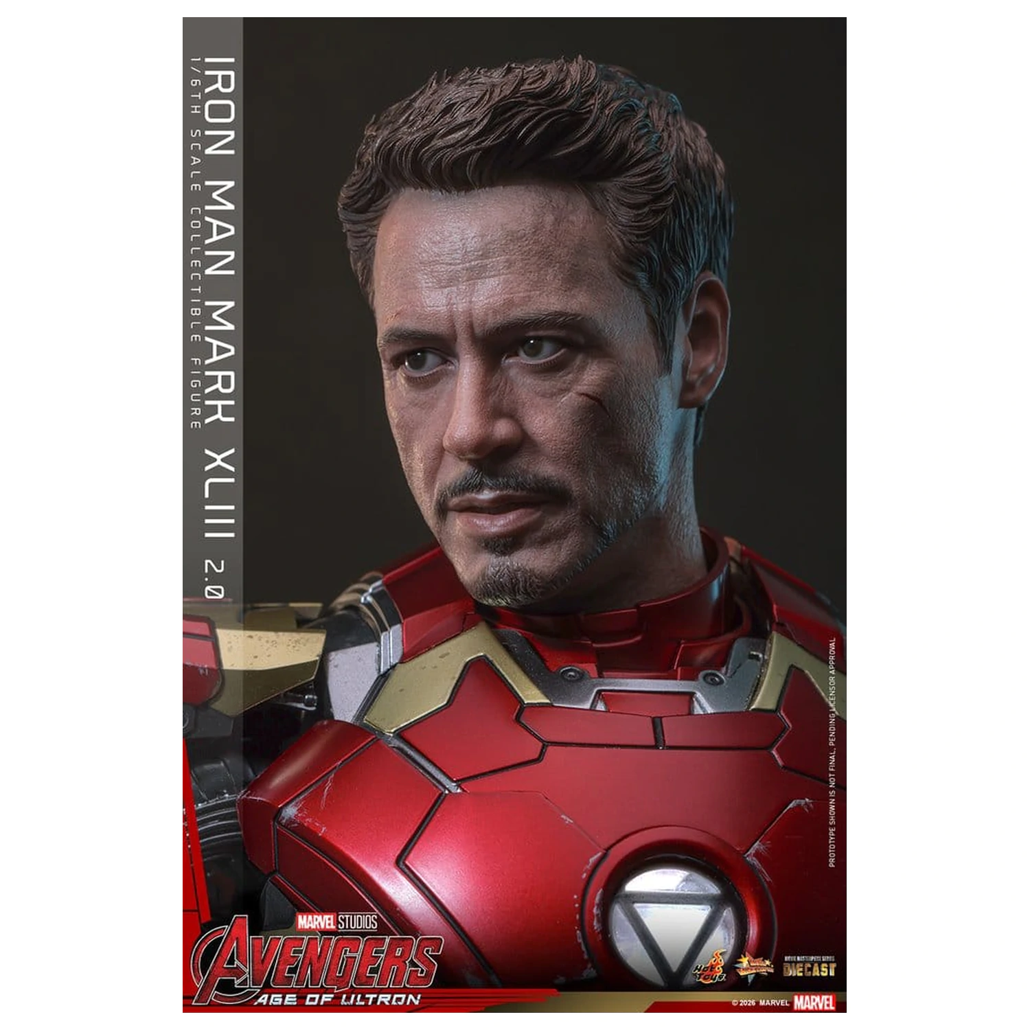 Avengers: Age of Ultron Film Meisterstück Diecast Actionfigur 1/6 Iron Man Mark XLIII (2.0) 32 cm Produktfoto