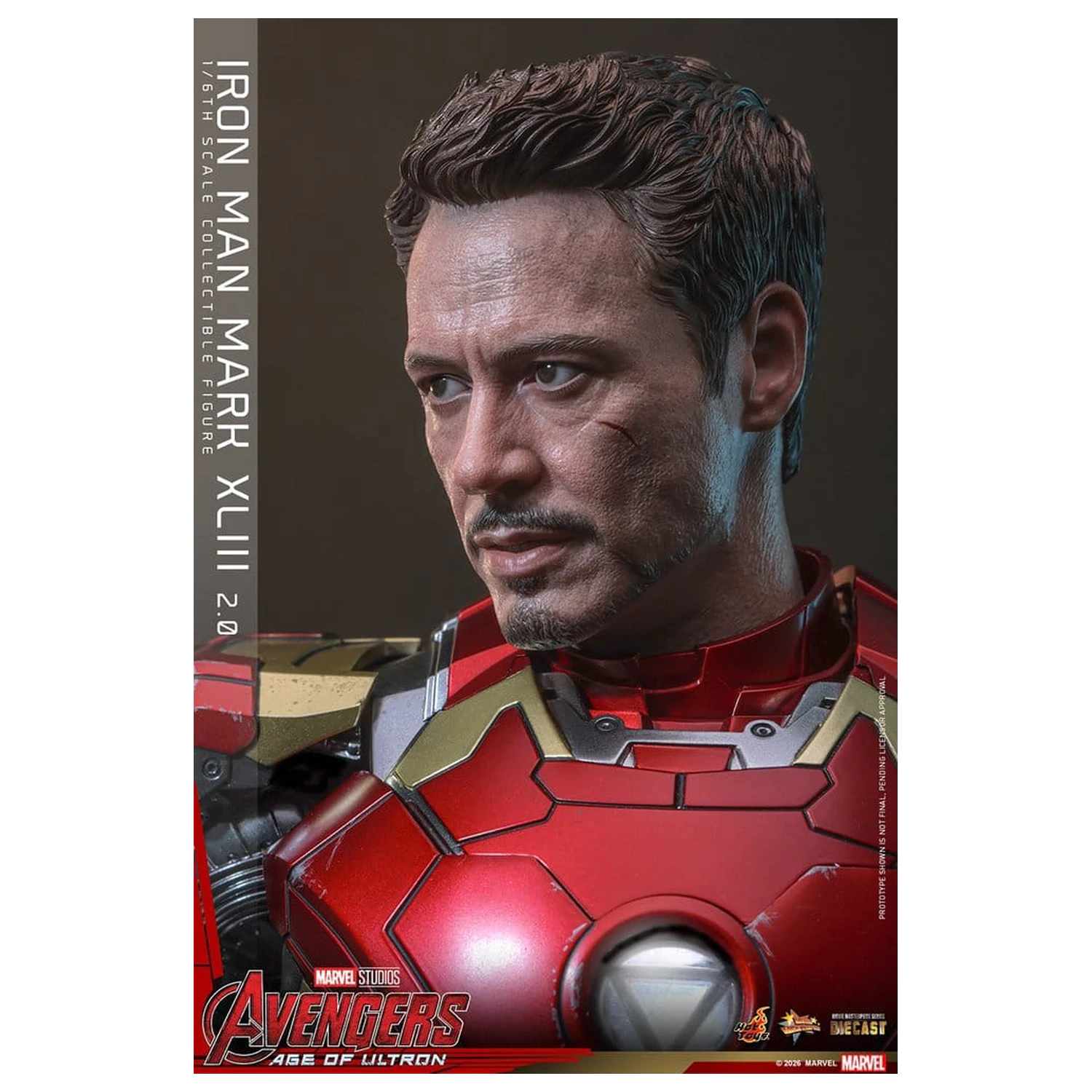 Avengers: Age of Ultron Film Meisterstück Diecast Actionfigur 1/6 Iron Man Mark XLIII (2.0) 32 cm Produktfoto