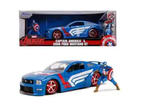 Avengers Diecast Modell 1/24 2006 Ford Mustang GT Captain America Produktfoto