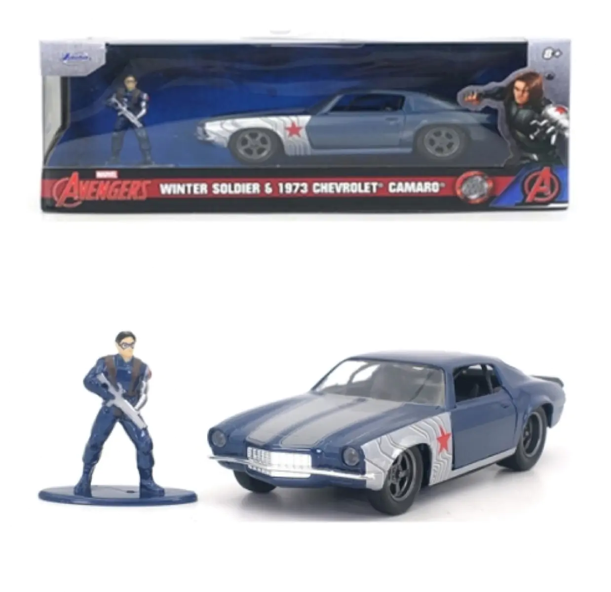 Avengers Diecast Modell 1/32 1973 Chevrolet Camaro Winter Soldier Produktfoto