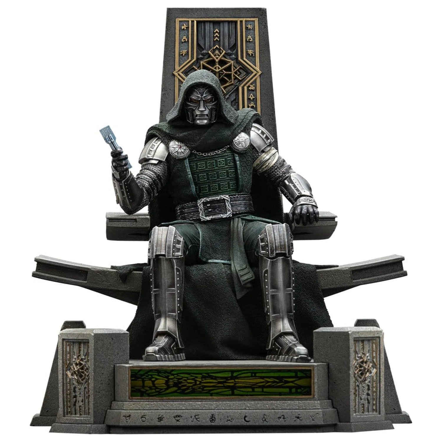 Avengers: Doomsday Art Scale Statue im Maßstab 1/10 Doctor Doom on Throne 22 cm Produktfoto