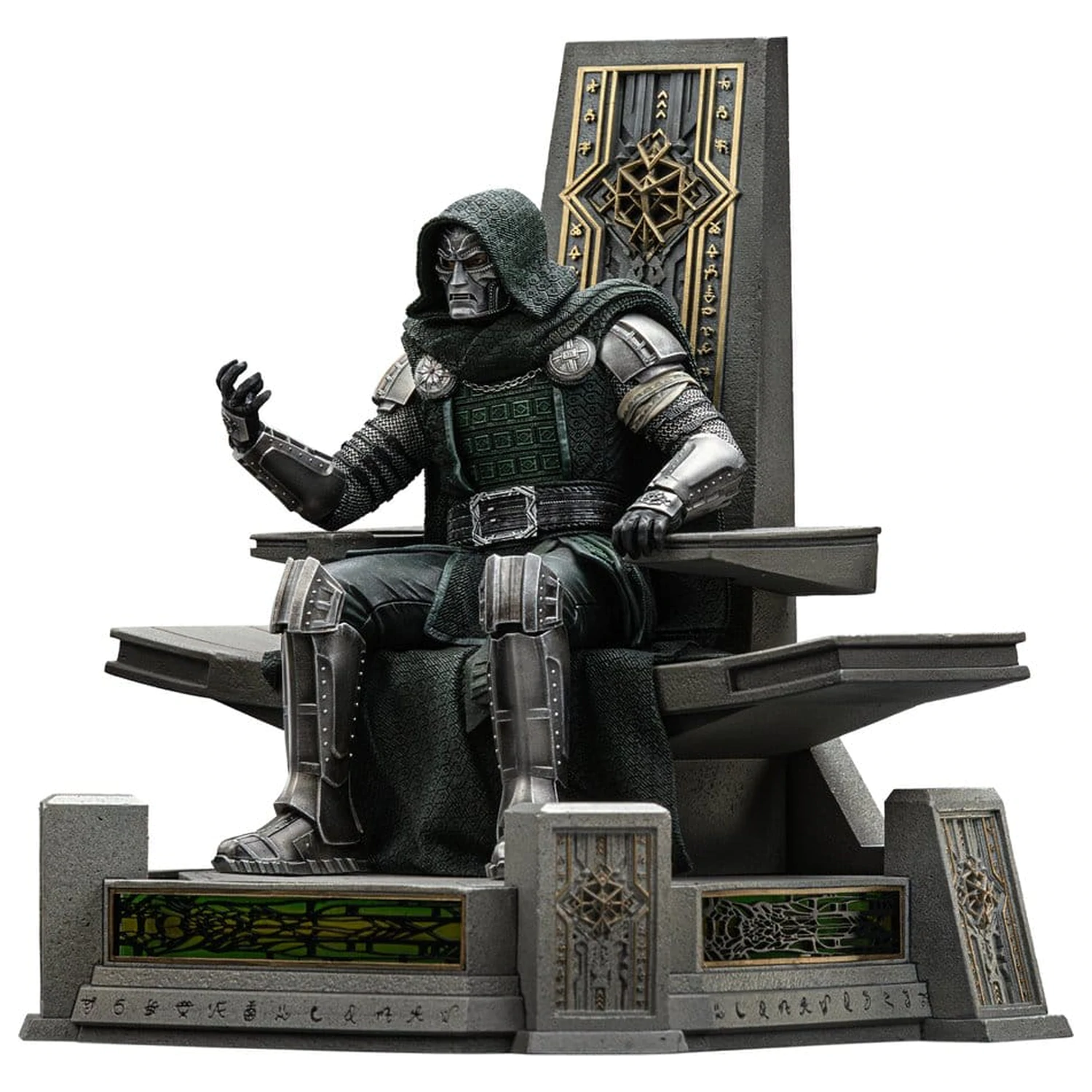 Avengers: Doomsday Art Scale Statue im Maßstab 1/10 Doctor Doom on Throne 22 cm Produktfoto