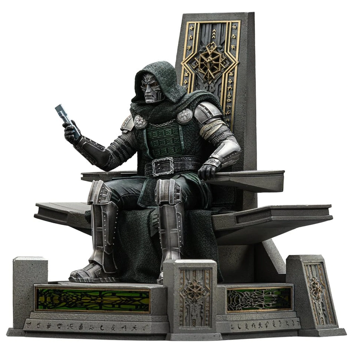 Avengers: Doomsday Art Scale Statue im Maßstab 1/10 Doctor Doom on Throne 22 cm Produktfoto