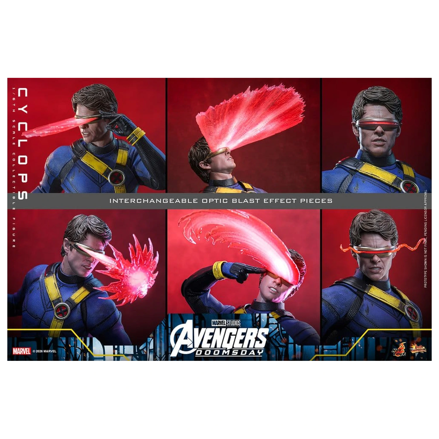 Avengers: Doomsday Film Meisterwerk Action-Figur 1/6 Cyclops 30 cm Produktfoto