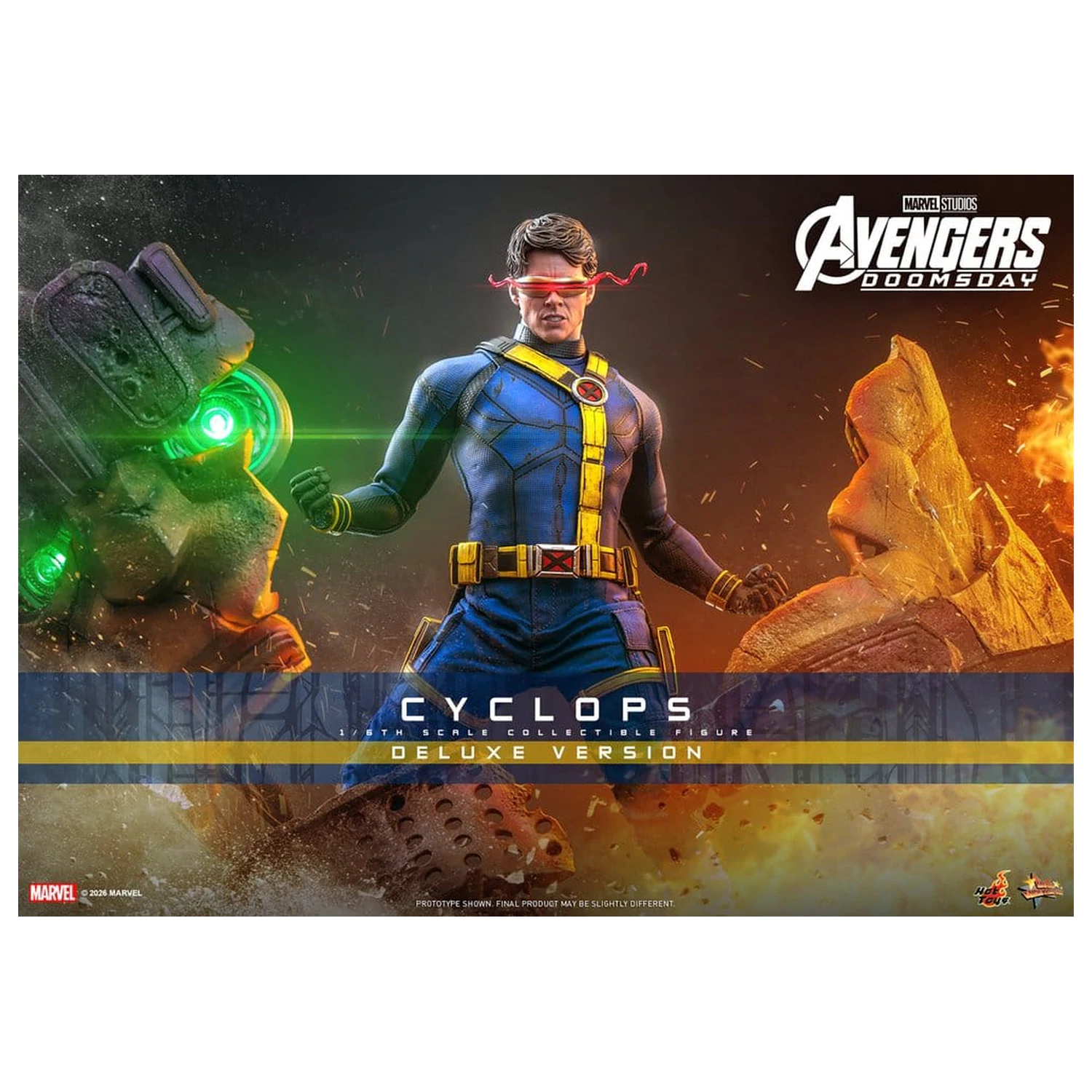 Avengers: Doomsday Film Meisterwerk Action Figur 1/6 Cyclops (Deluxe Version) 30 cm Produktfoto
