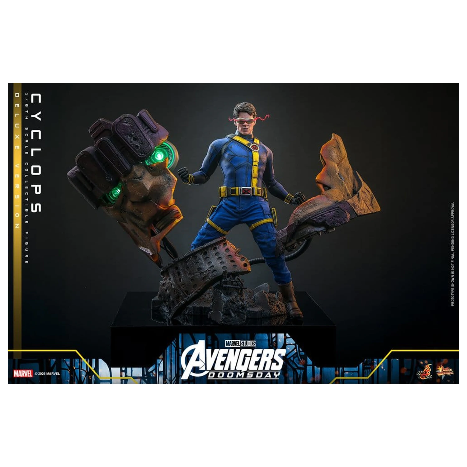 Avengers: Doomsday Film Meisterwerk Action Figur 1/6 Cyclops (Deluxe Version) 30 cm Produktfoto