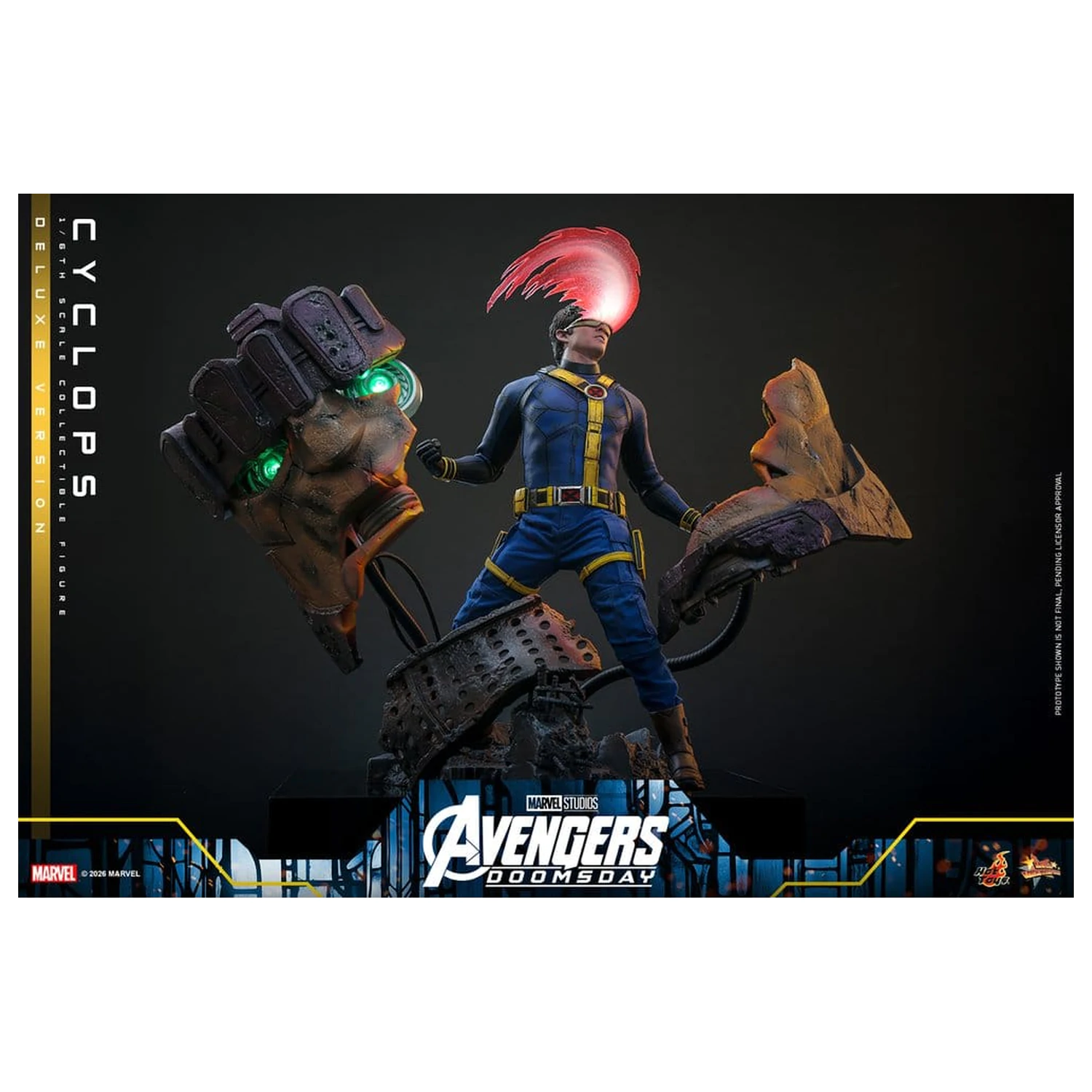 Avengers: Doomsday Film Meisterwerk Action Figur 1/6 Cyclops (Deluxe Version) 30 cm Produktfoto