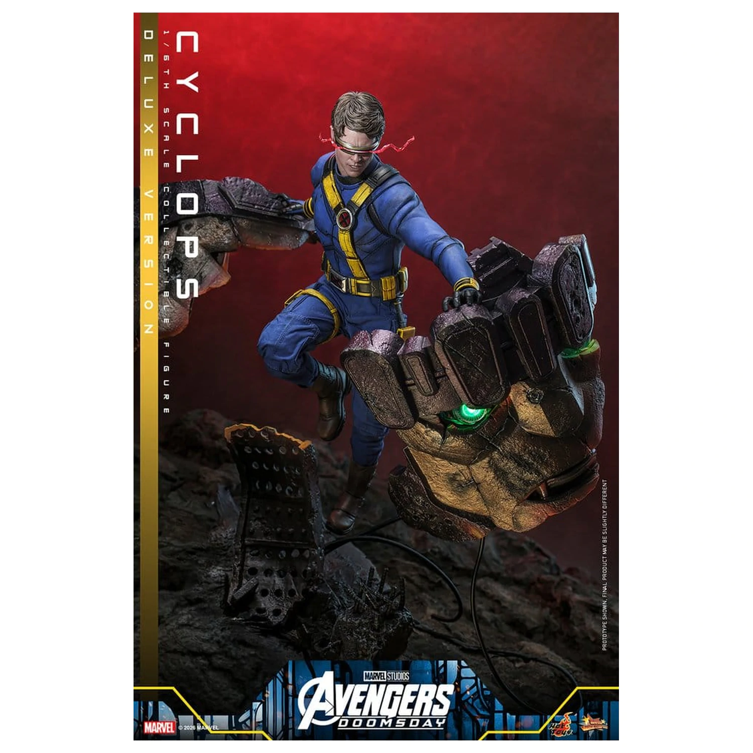 Avengers: Doomsday Film Meisterwerk Action Figur 1/6 Cyclops (Deluxe Version) 30 cm Produktfoto