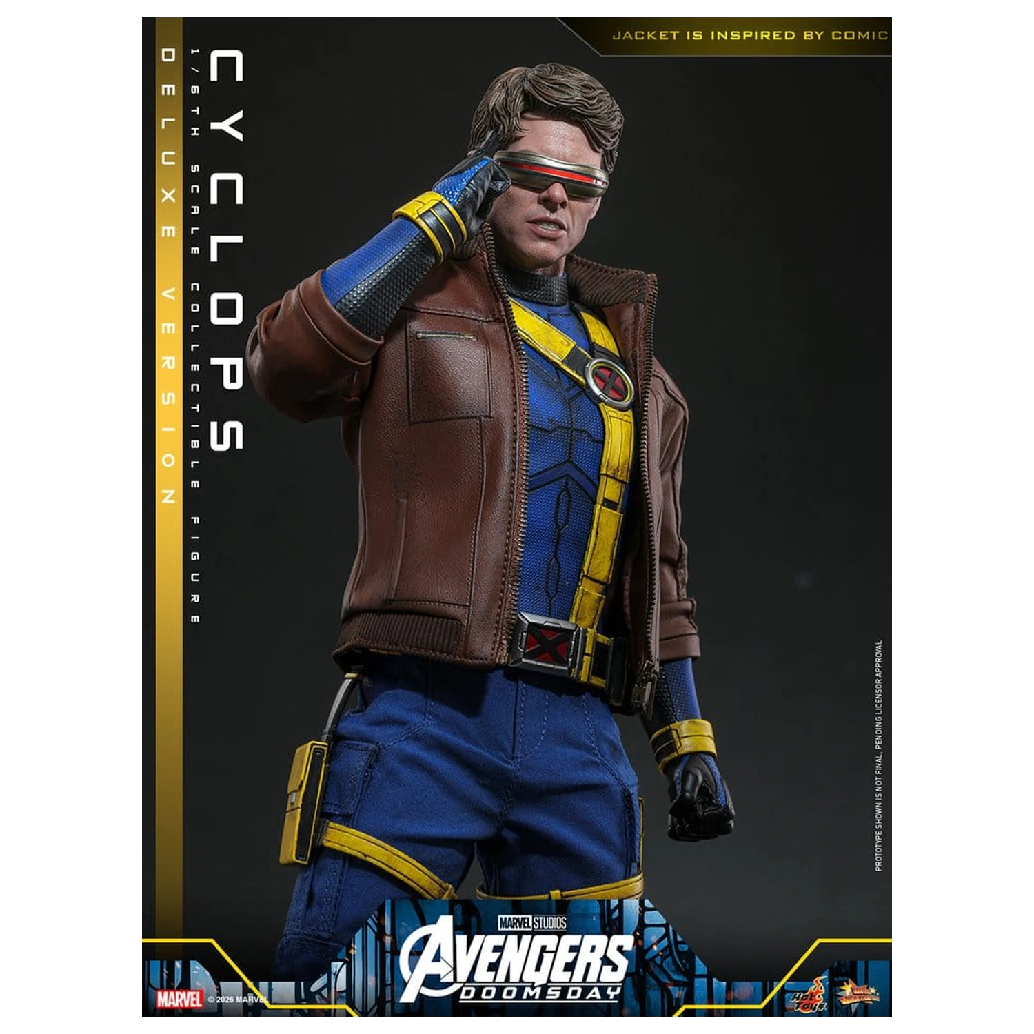 Avengers: Doomsday Film Meisterwerk Action Figur 1/6 Cyclops (Deluxe Version) 30 cm Produktfoto