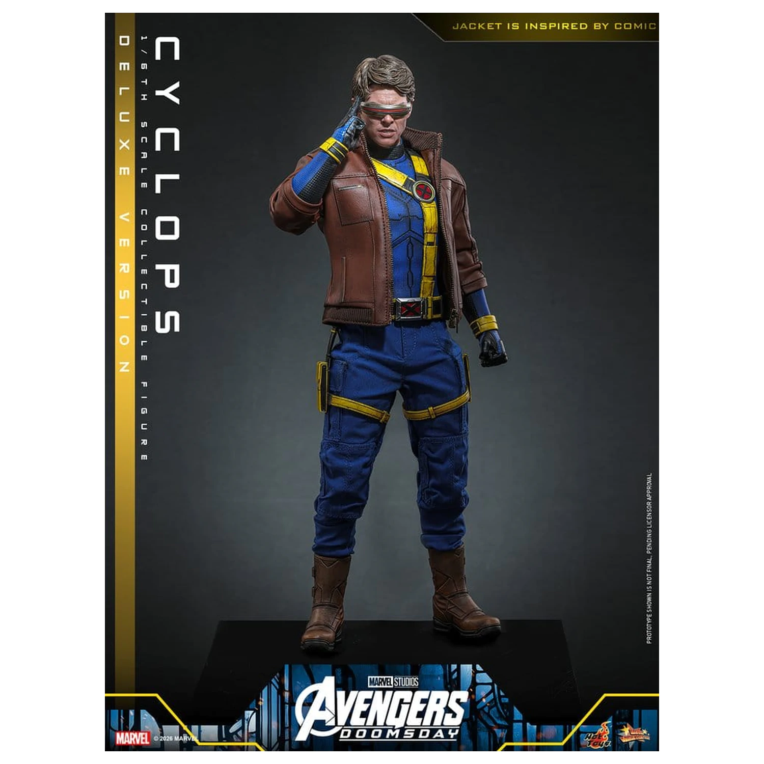 Avengers: Doomsday Film Meisterwerk Action Figur 1/6 Cyclops (Deluxe Version) 30 cm Produktfoto