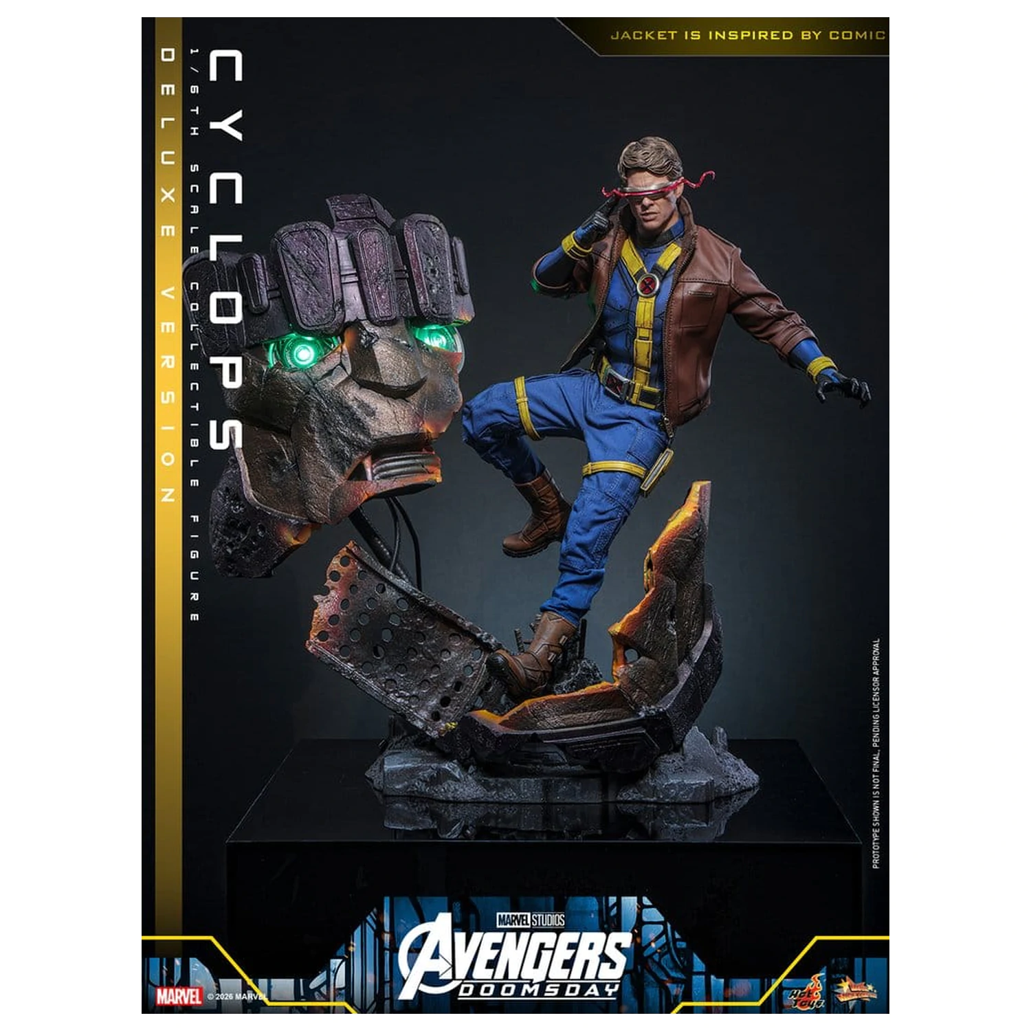 Avengers: Doomsday Film Meisterwerk Action Figur 1/6 Cyclops (Deluxe Version) 30 cm Produktfoto