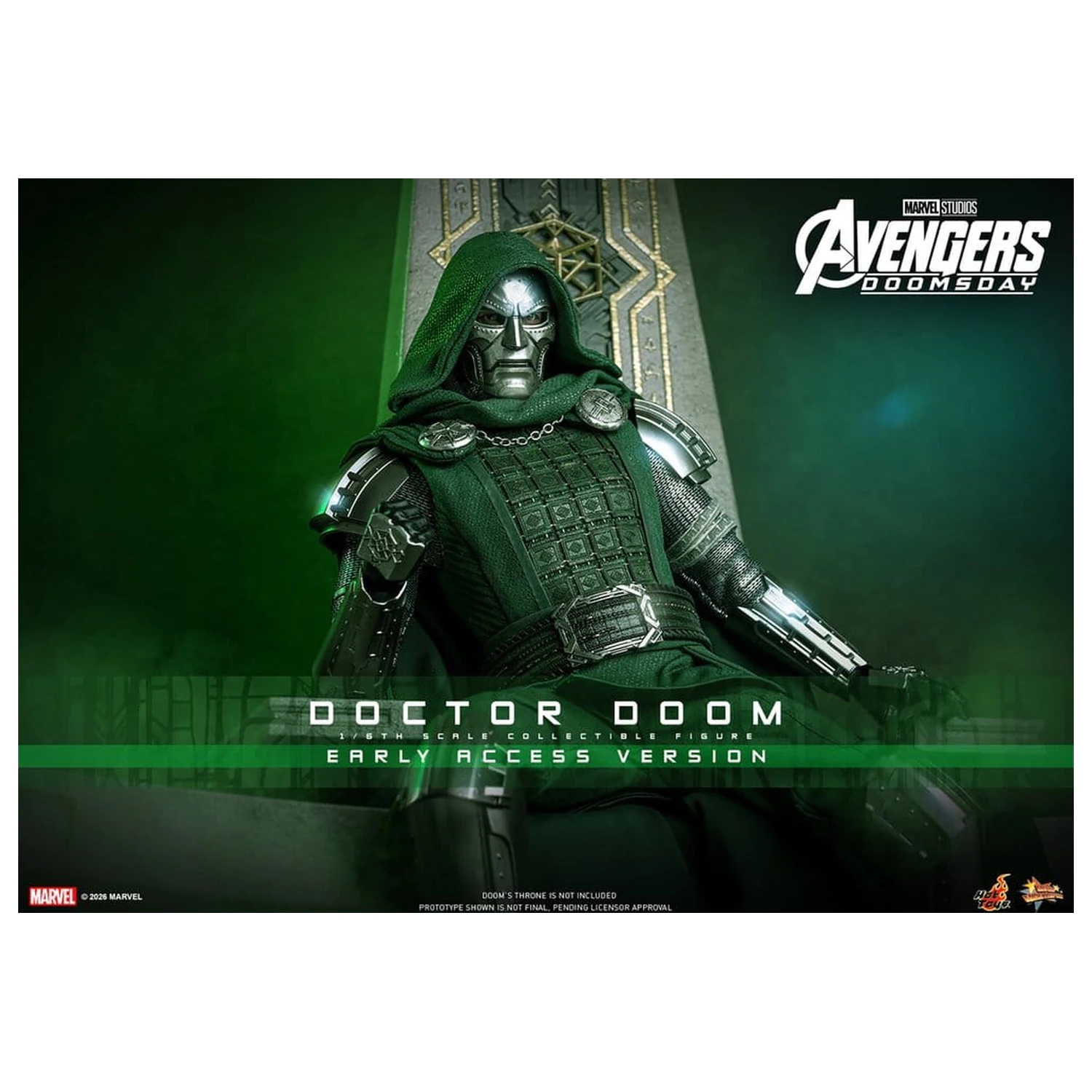 Avengers: Doomsday Film Meisterwerk Action-Figur 1/6 Doctor Doom 31 cm Produktfoto