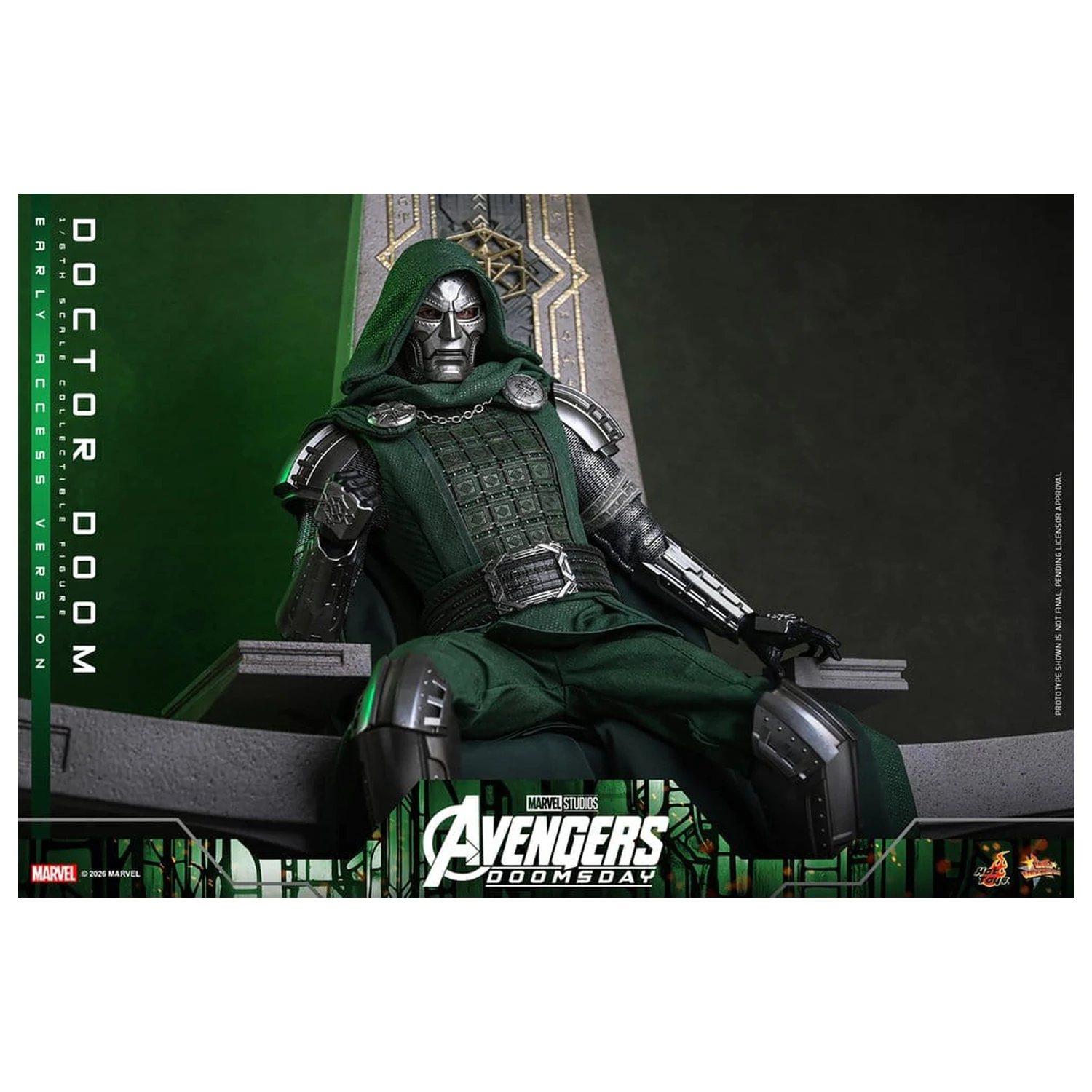 Avengers: Doomsday Film Meisterwerk Action-Figur 1/6 Doctor Doom 31 cm Produktfoto