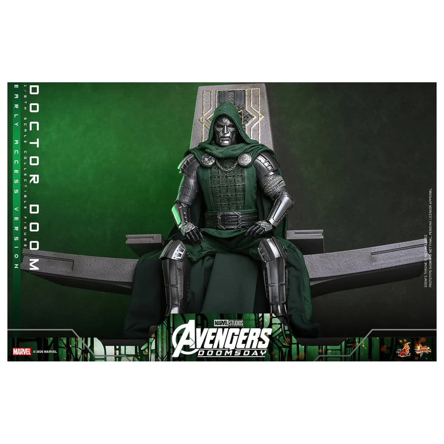 Avengers: Doomsday Film Meisterwerk Action-Figur 1/6 Doctor Doom 31 cm Produktfoto