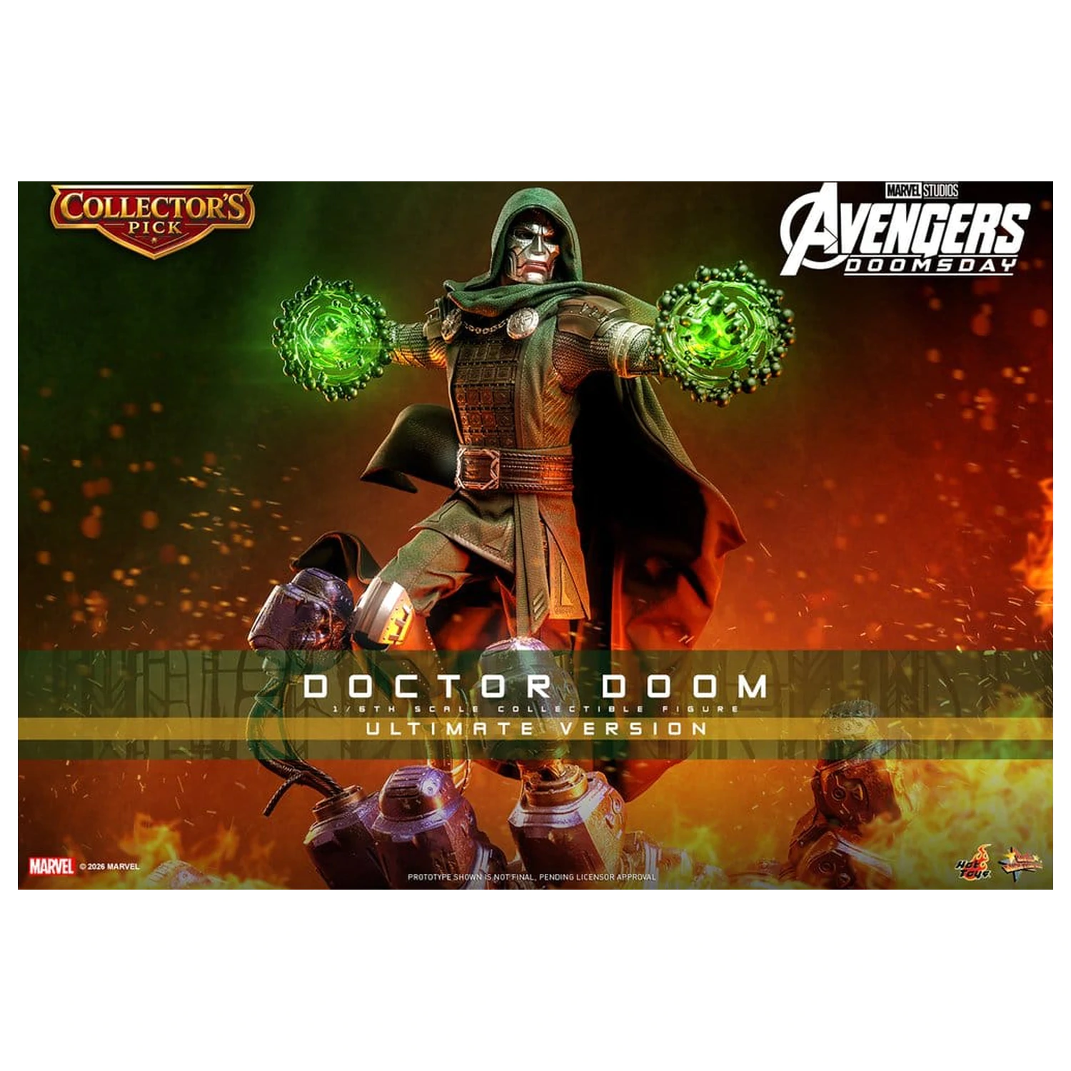 Avengers: Doomsday Film Meisterstück Action-Figur 1/6 Doctor Doom (Ultimate Version) 31 cm Produktfoto