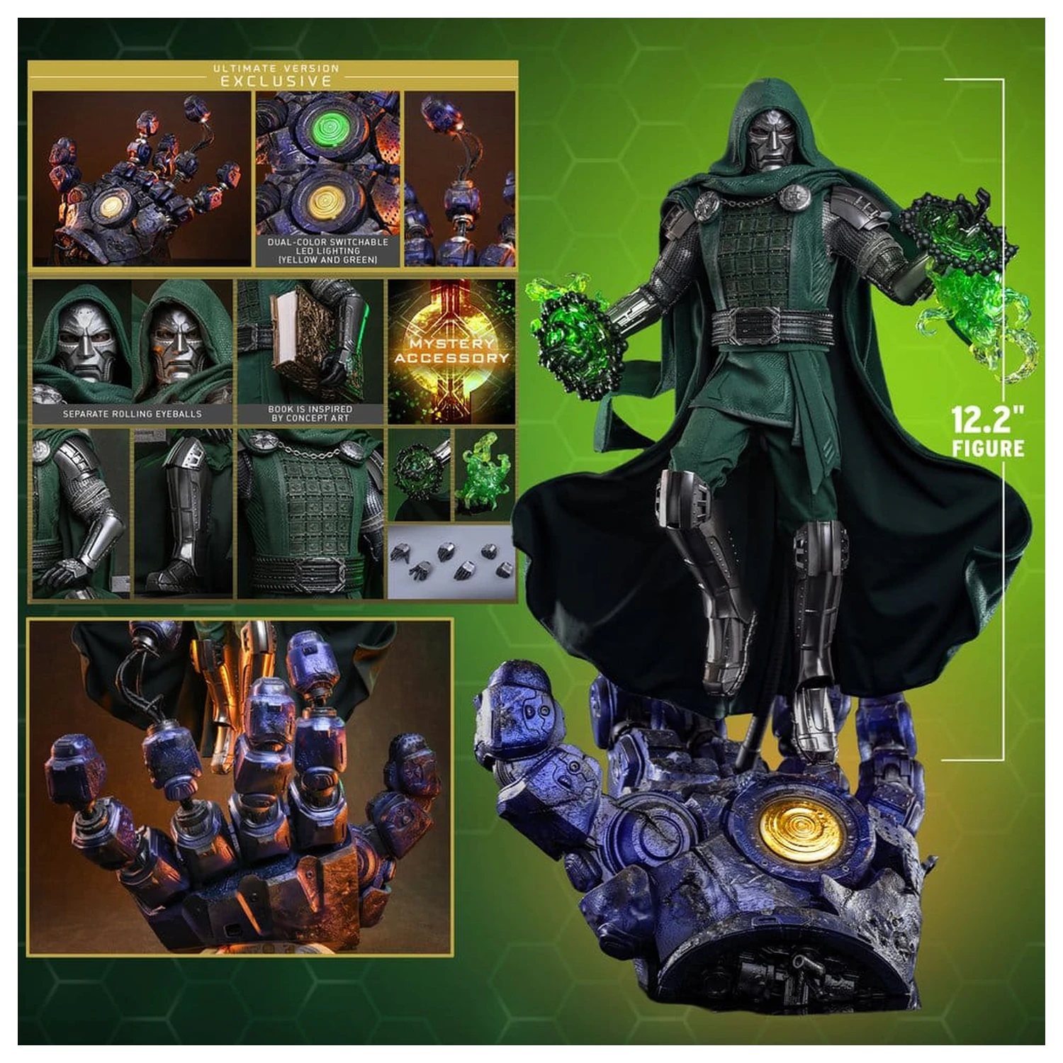 Avengers: Doomsday Film Meisterstück Action-Figur 1/6 Doctor Doom (Ultimate Version) 31 cm Produktfoto