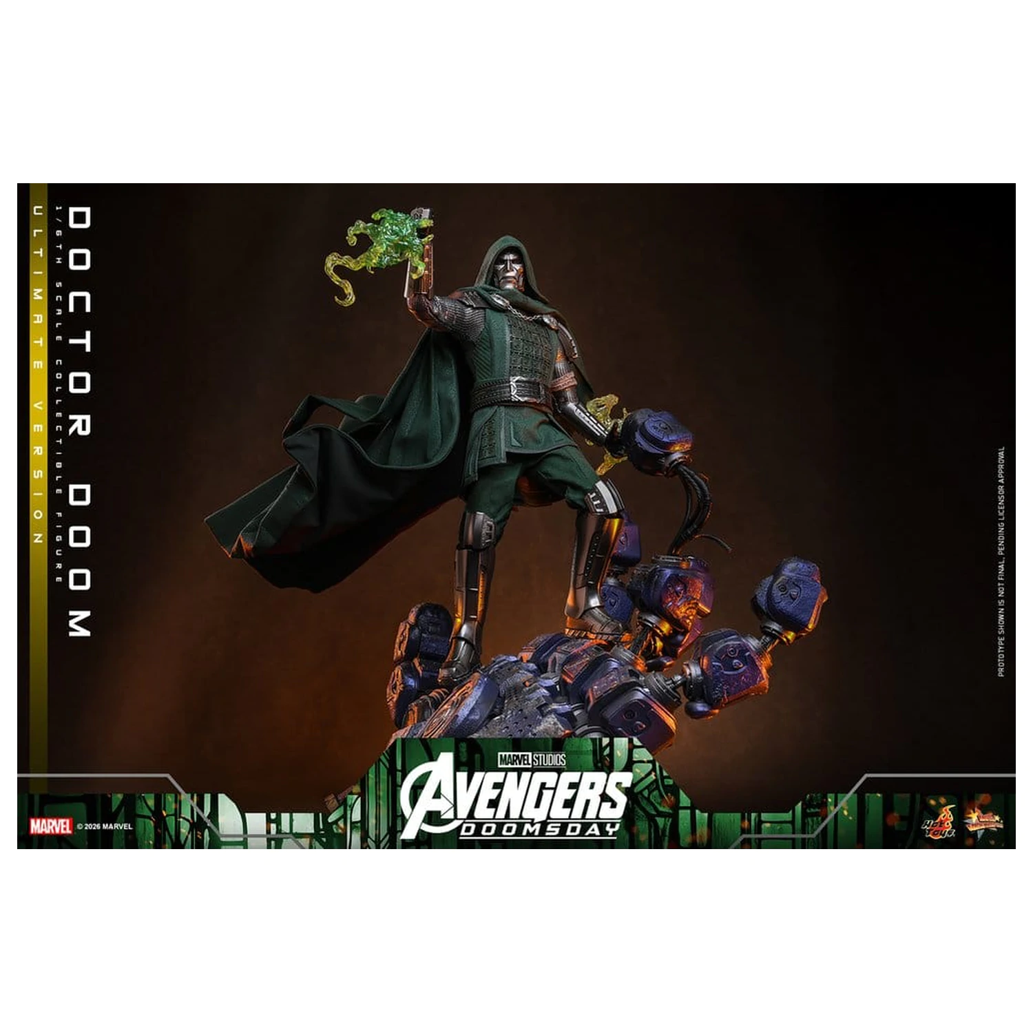 Avengers: Doomsday Film Meisterstück Action-Figur 1/6 Doctor Doom (Ultimate Version) 31 cm Produktfoto