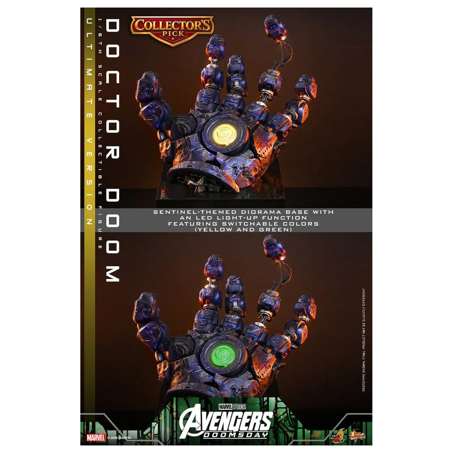 Avengers: Doomsday Film Meisterstück Action-Figur 1/6 Doctor Doom (Ultimate Version) 31 cm Produktfoto