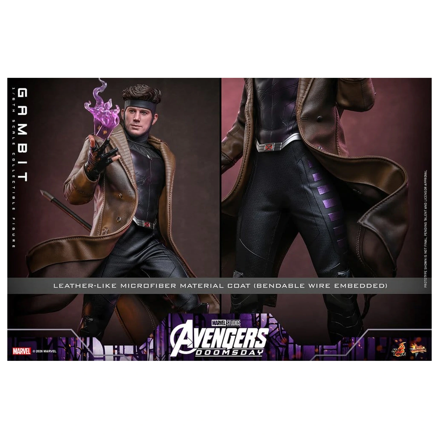 Avengers: Doomsday Film Meisterwerk Action-Figur 1/6 Gambit 31 cm Produktfoto