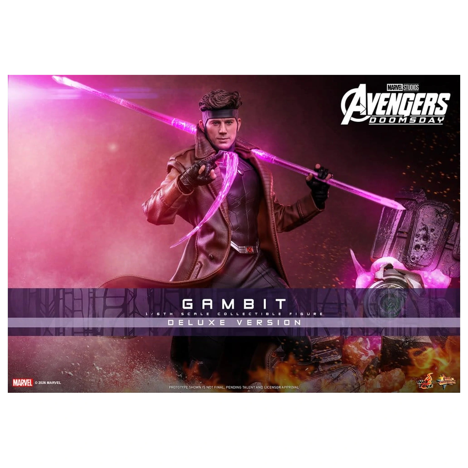 Avengers: Doomsday Film Meisterwerk Action Figur 1/6 Gambit (Deluxe Version) 31 cm Produktfoto