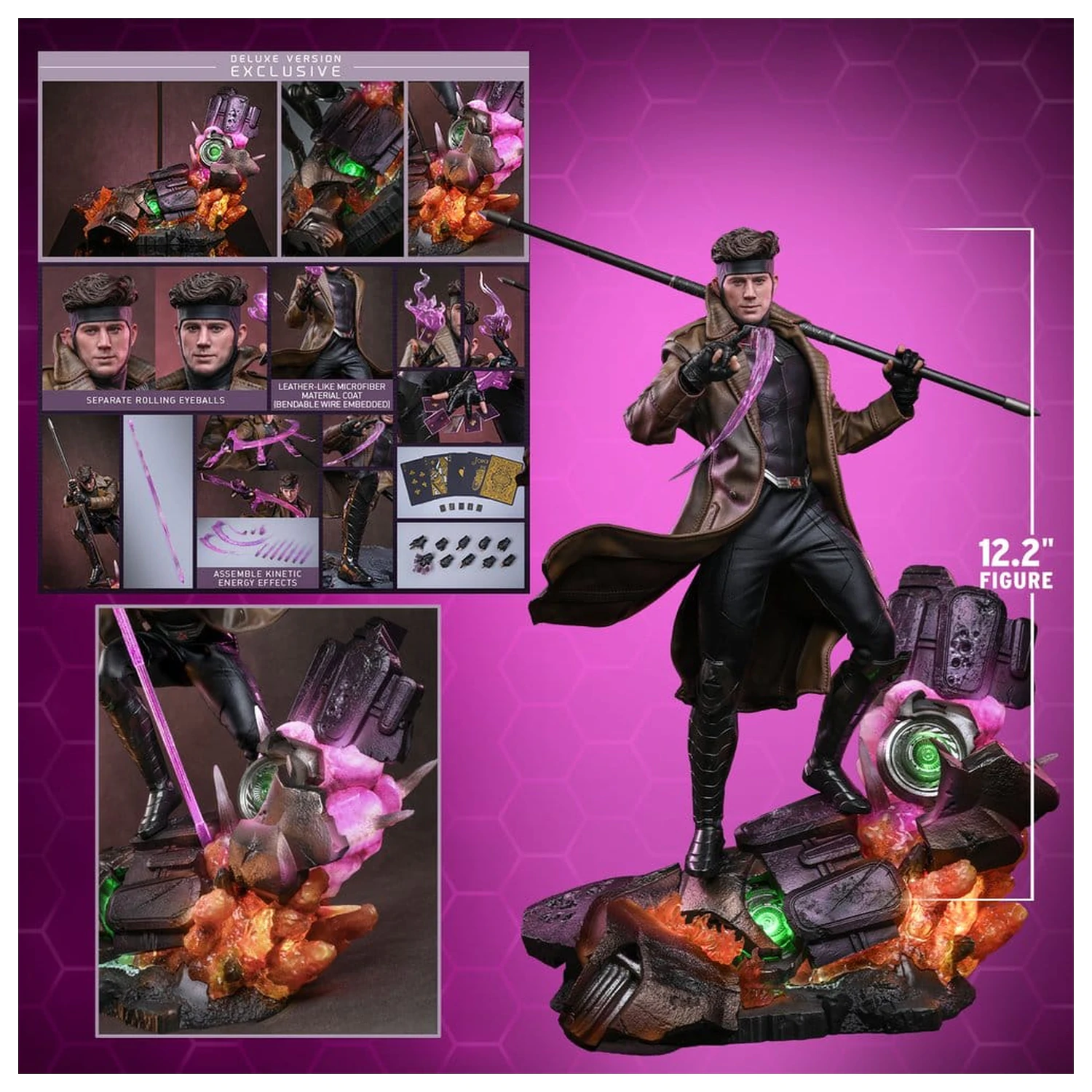 Avengers: Doomsday Film Meisterwerk Action Figur 1/6 Gambit (Deluxe Version) 31 cm Produktfoto