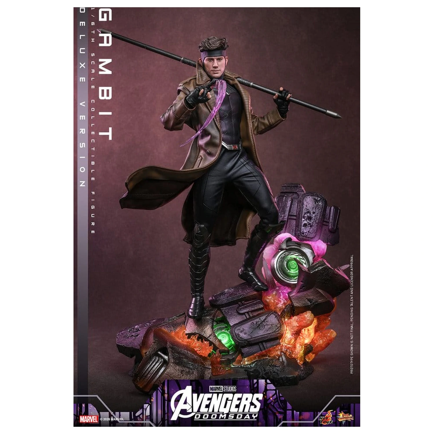 Avengers: Doomsday Film Meisterwerk Action Figur 1/6 Gambit (Deluxe Version) 31 cm Produktfoto