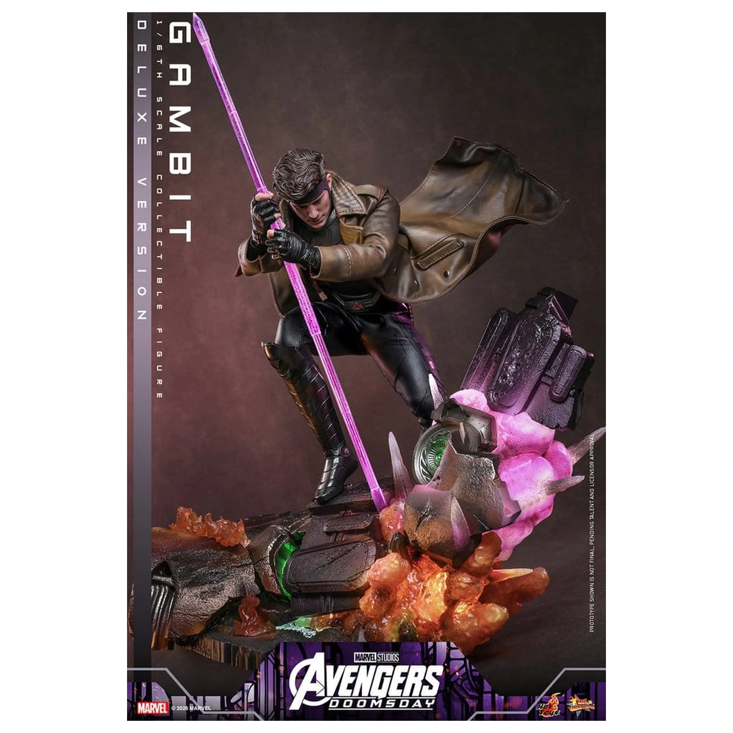 Avengers: Doomsday Film Meisterwerk Action Figur 1/6 Gambit (Deluxe Version) 31 cm Produktfoto