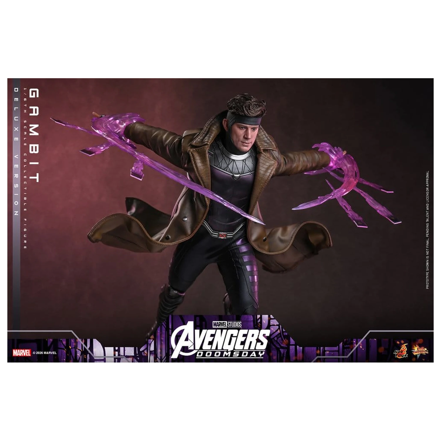Avengers: Doomsday Film Meisterwerk Action Figur 1/6 Gambit (Deluxe Version) 31 cm Produktfoto