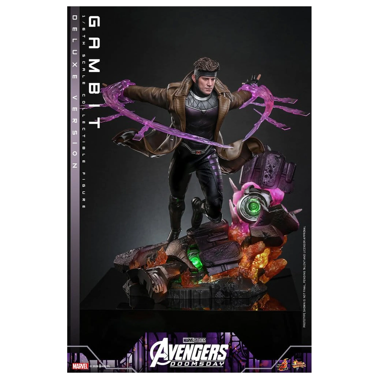 Avengers: Doomsday Film Meisterwerk Action Figur 1/6 Gambit (Deluxe Version) 31 cm Produktfoto