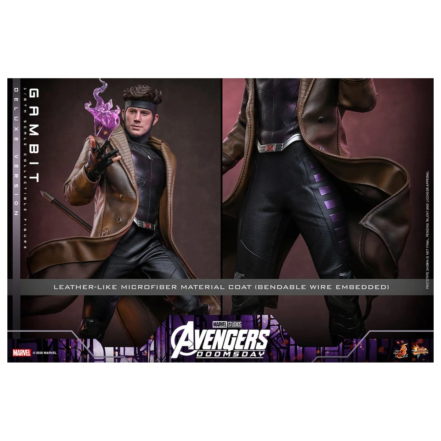 Avengers: Doomsday Film Meisterwerk Action Figur 1/6 Gambit (Deluxe Version) 31 cm Produktfoto