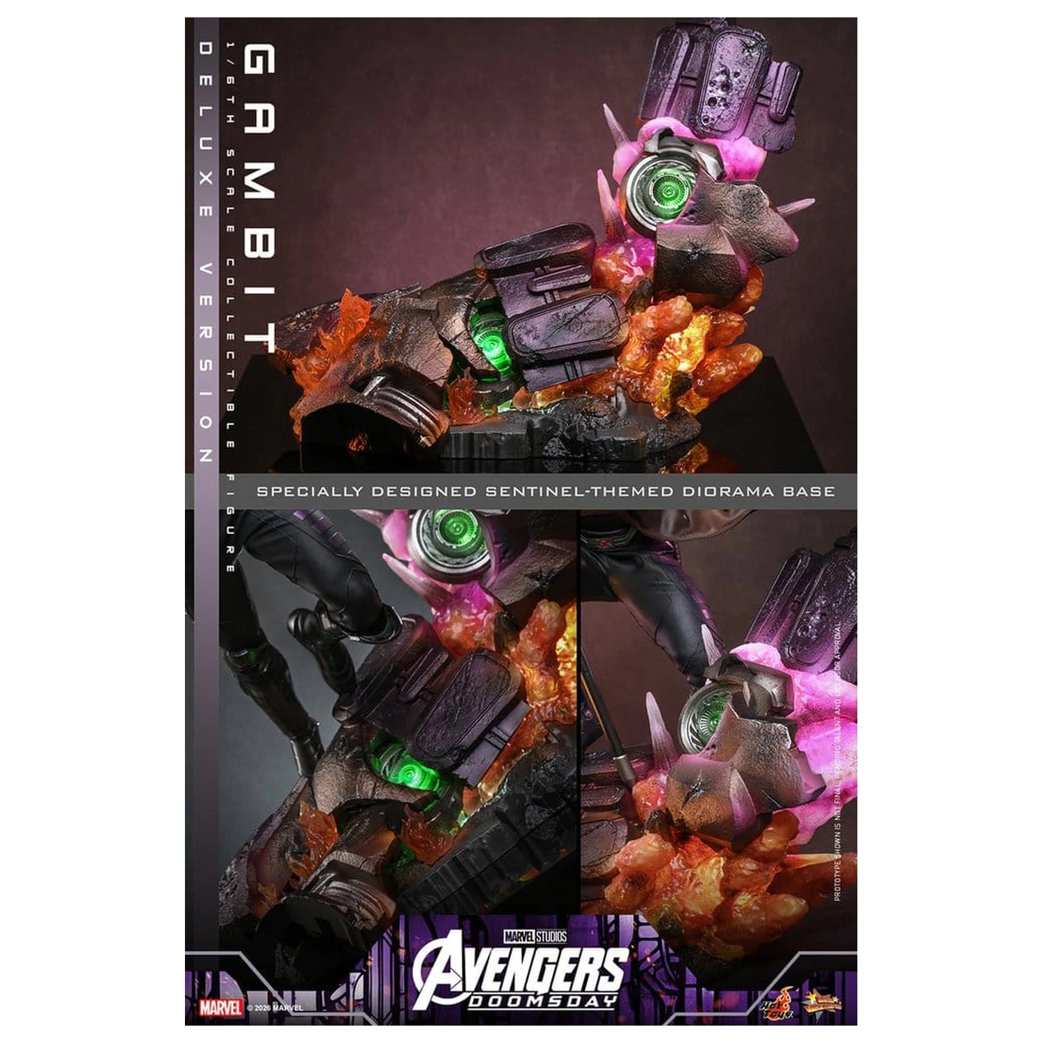 Avengers: Doomsday Film Meisterwerk Action Figur 1/6 Gambit (Deluxe Version) 31 cm Produktfoto