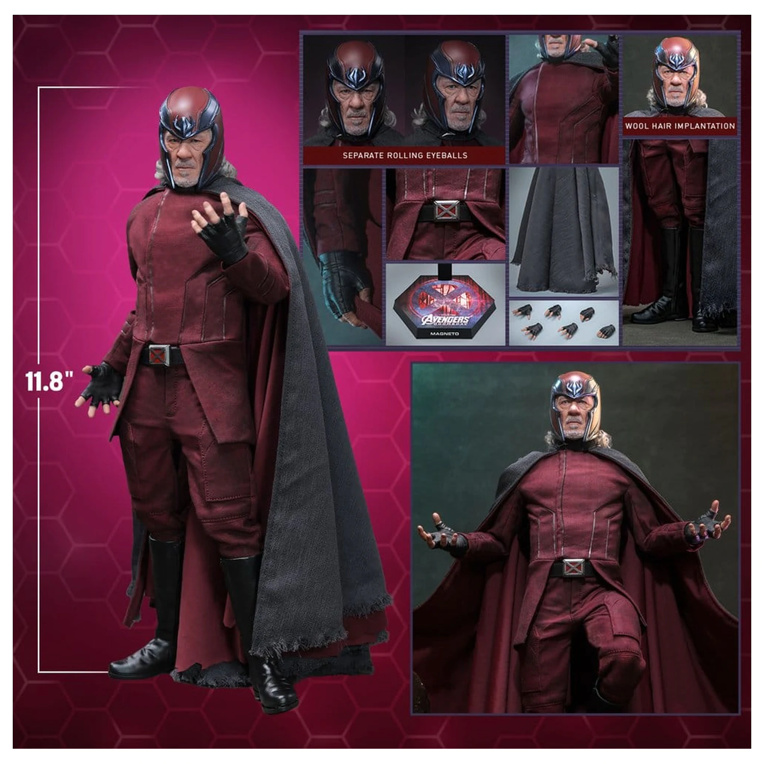 Avengers: Doomsday Film Meisterwerk Action-Figur 1/6 Magneto 30 cm Produktfoto