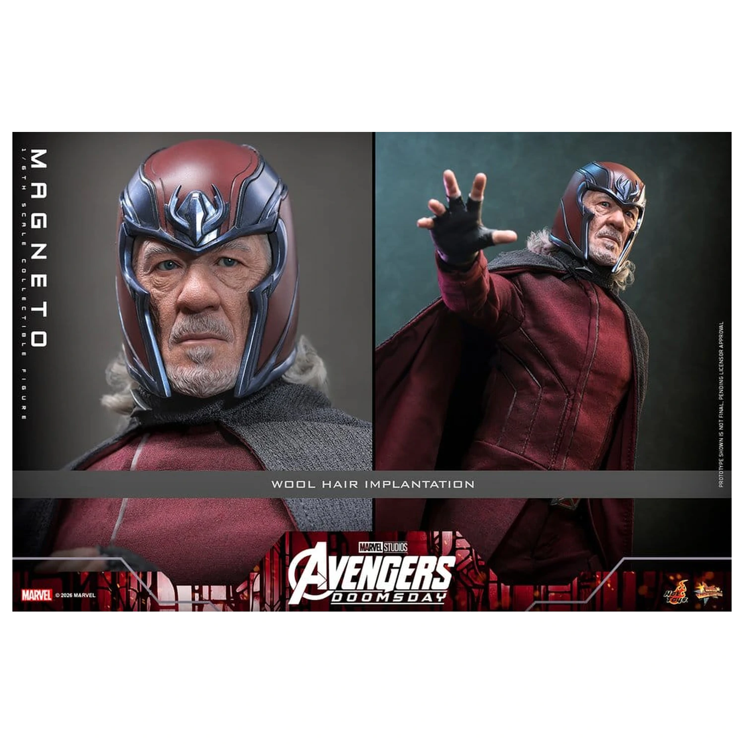 Avengers: Doomsday Film Meisterwerk Action-Figur 1/6 Magneto 30 cm Produktfoto