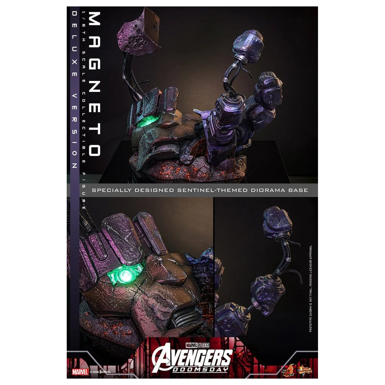 Avengers: Doomsday Movie Masterpiece Actionfigur 1/6 Magneto (Deluxe Version) 30 cm Produktfoto