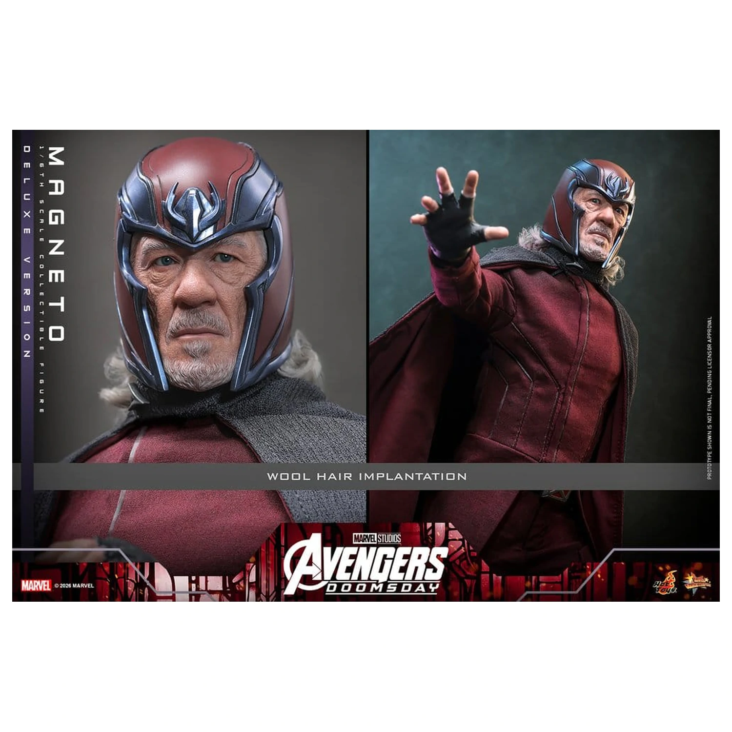 Avengers: Doomsday Movie Masterpiece Actionfigur 1/6 Magneto (Deluxe Version) 30 cm Produktfoto