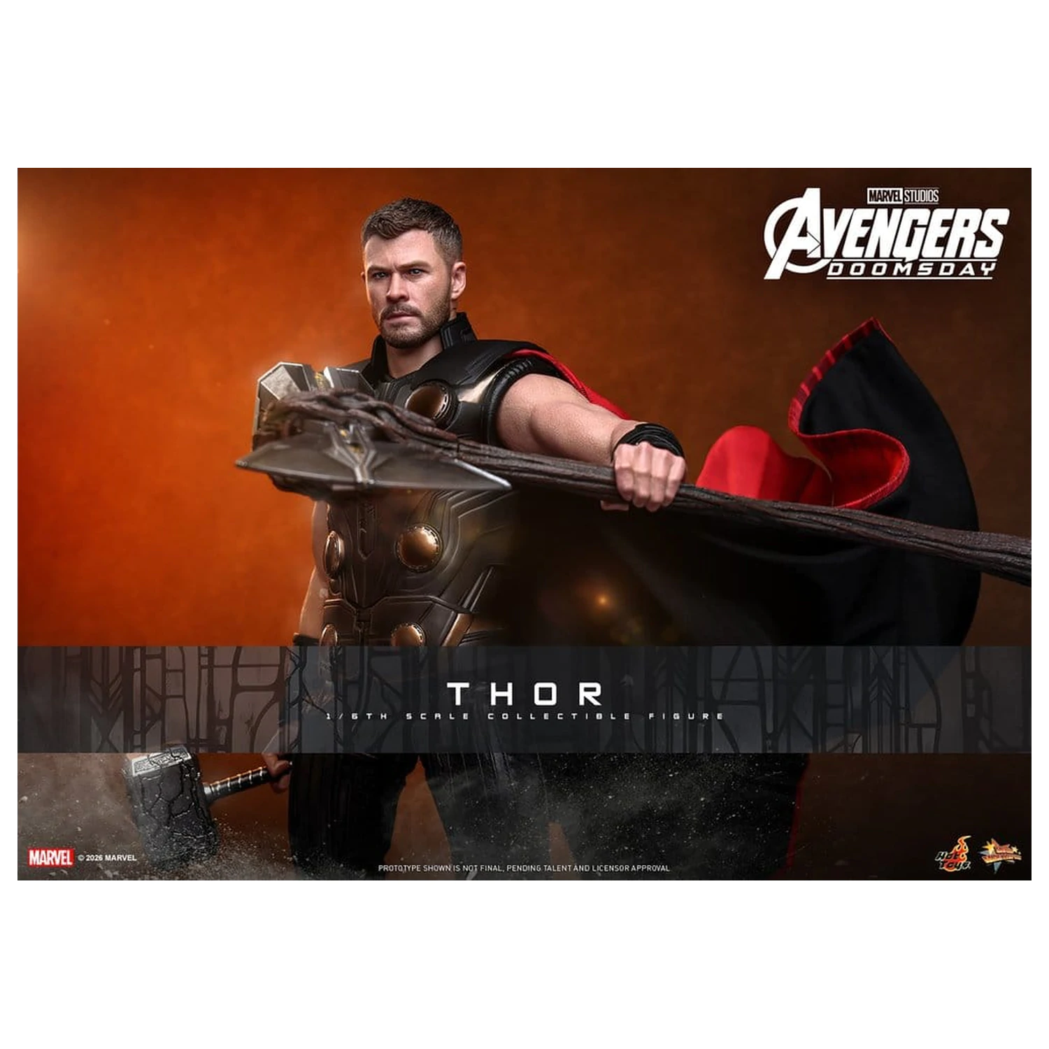 Avengers: Doomsday Film Meisterwerk Action-Figur 1/6 Thor 32 cm Produktfoto