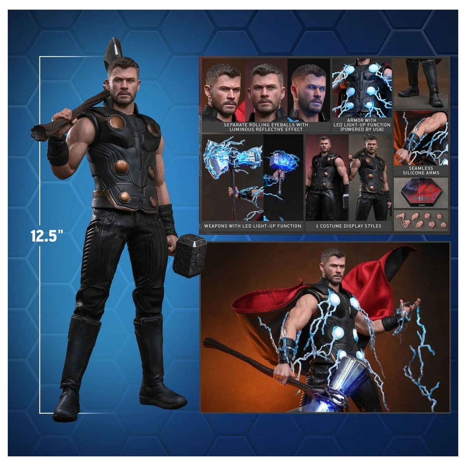 Avengers: Doomsday Film Meisterwerk Action-Figur 1/6 Thor 32 cm Produktfoto