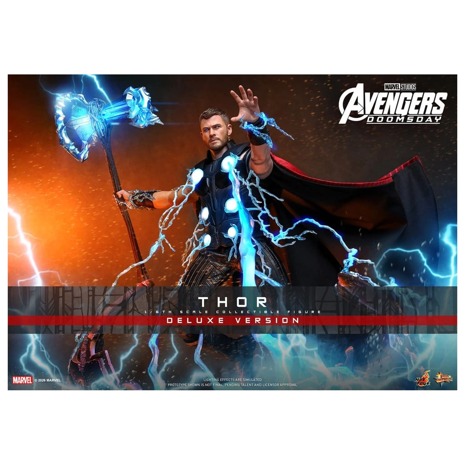 Avengers: Doomsday Movie Meisterstück Action-Figur 1/6 Thor (Deluxe Version) 32 cm Produktfoto