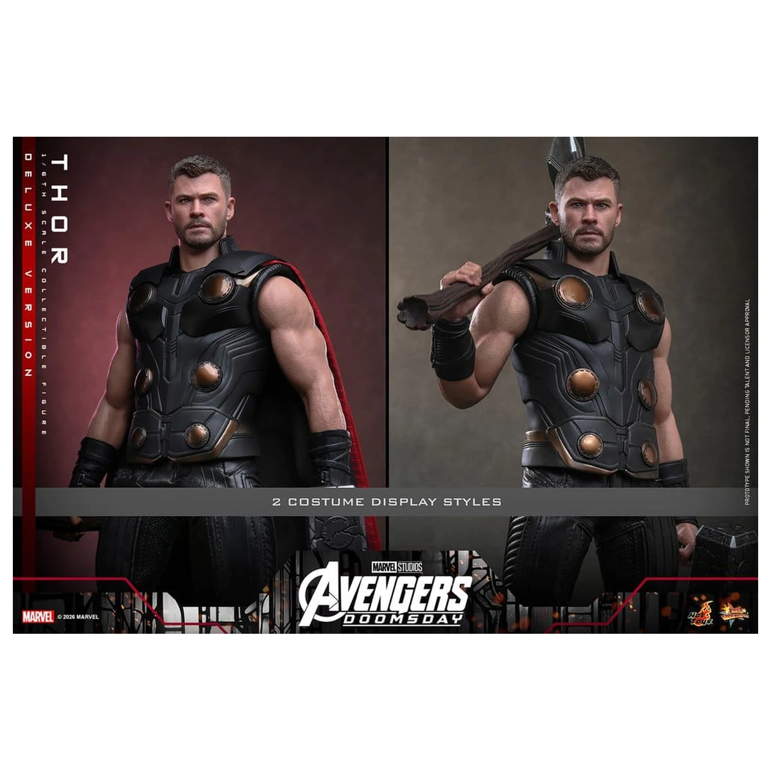 Avengers: Doomsday Movie Meisterstück Action-Figur 1/6 Thor (Deluxe Version) 32 cm Produktfoto