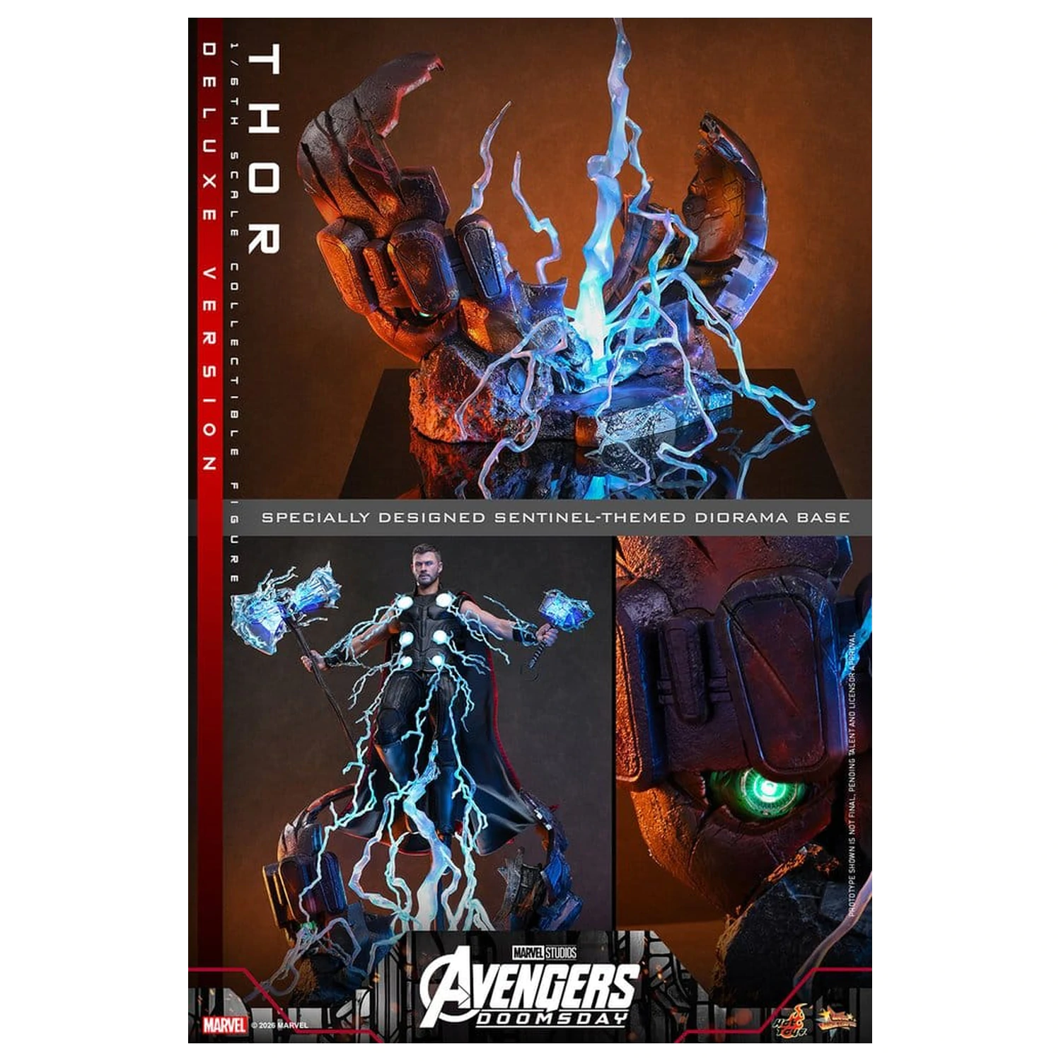 Avengers: Doomsday Movie Meisterstück Action-Figur 1/6 Thor (Deluxe Version) 32 cm Produktfoto