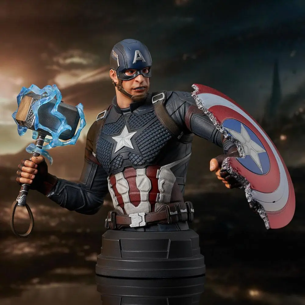Avengers: Endgame Büste 1/6 Captain America 15 cm Produktfoto