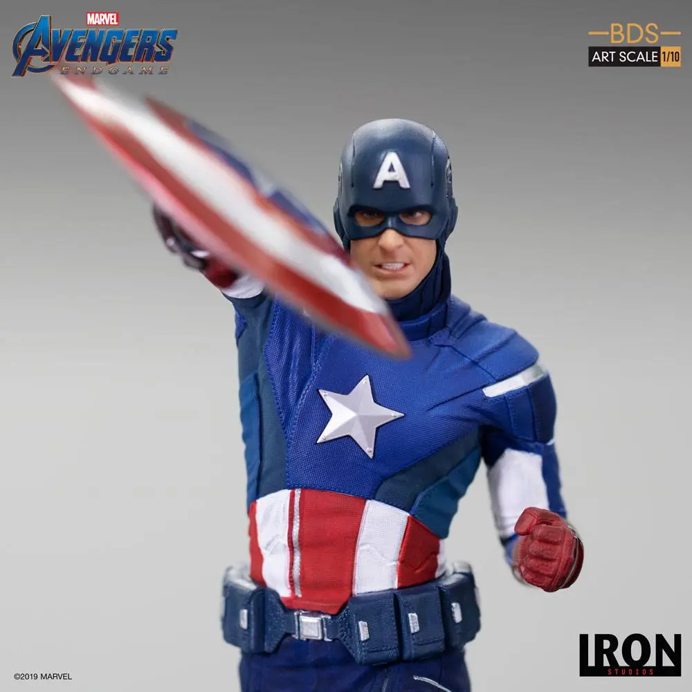 Avengers: Endgame BDS Art Scale Statue 1/10 Captain America 21 cm termékfotó