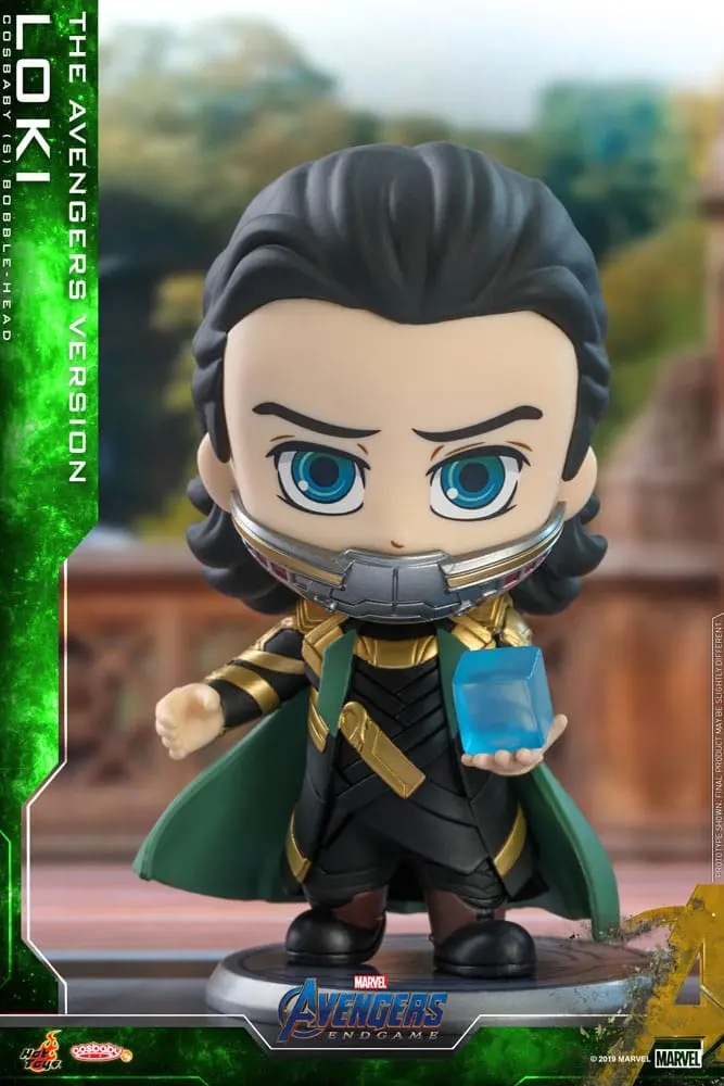 Avengers: Endgame Cosbaby (S) Minifigur Loki (Prisoner Version) 10 cm termékfotó