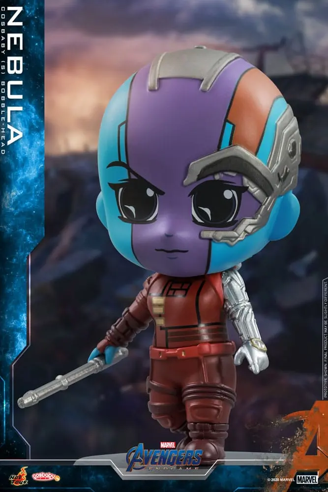Avengers: Endgame Cosbaby (S) Mini Figur Nebula 10 cm Produktfoto