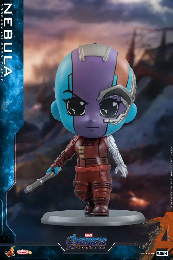 Avengers: Endgame Cosbaby (S) Mini Figur Nebula 10 cm Produktfoto