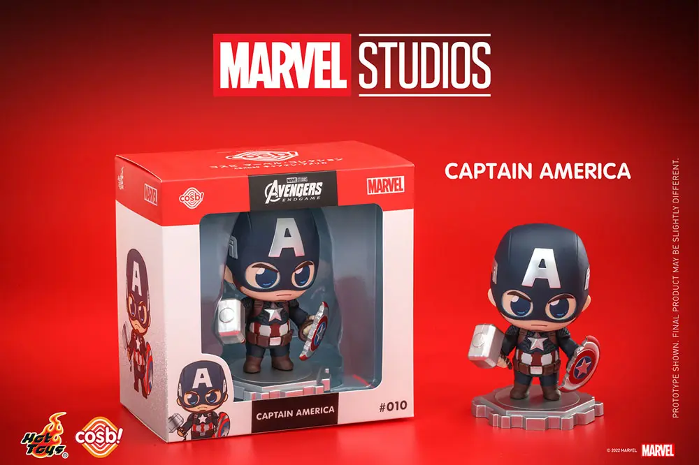 Avengers: Endgame Cosbi Minifigur Captain America 8 cm termékfotó