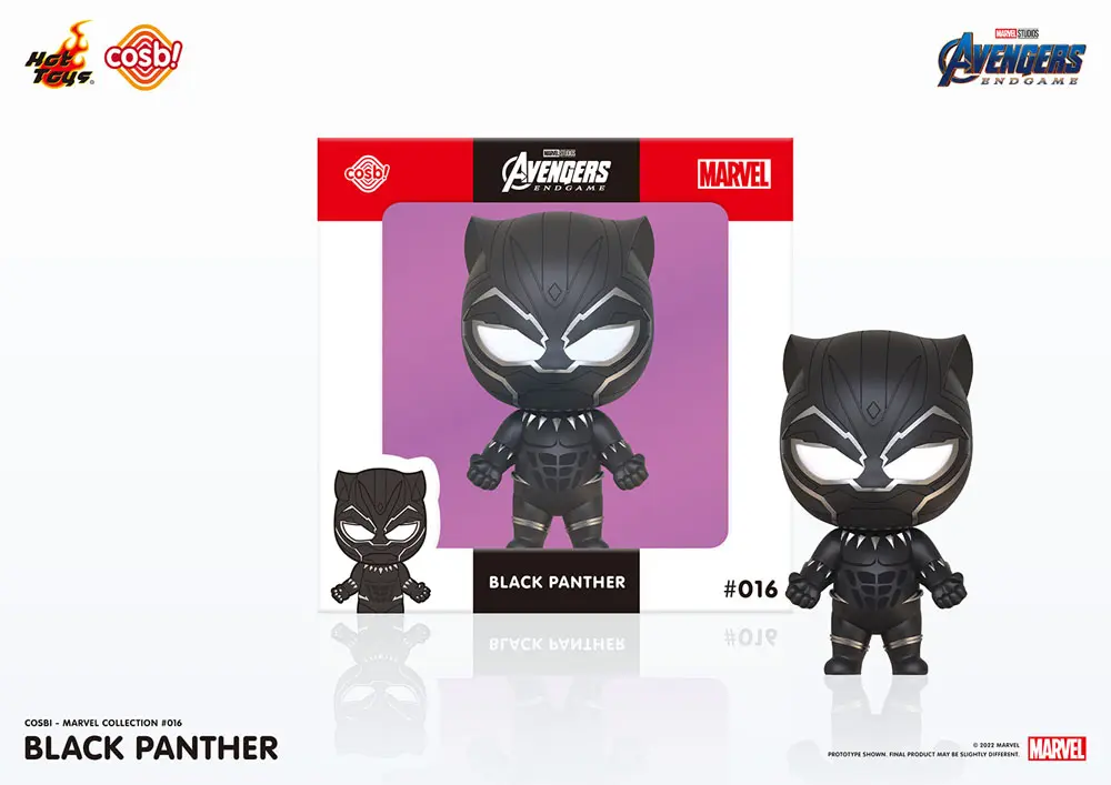 Avengers: Endgame Cosbi Minifigur Black Panther 8 cm termékfotó