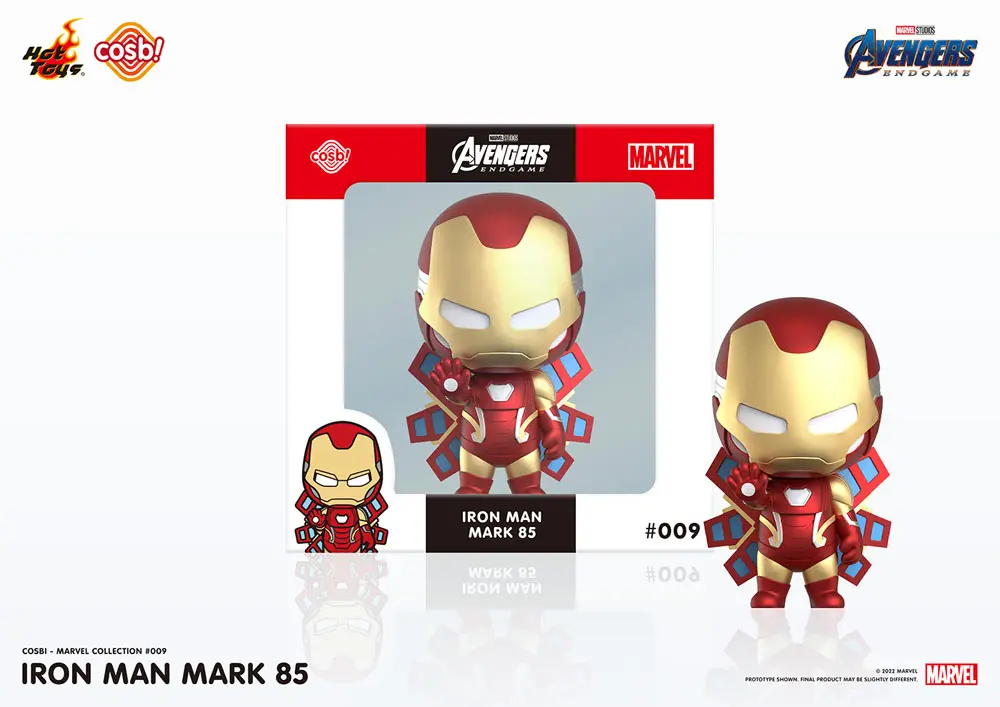 Avengers: Endgame Cosbi Minifigur Iron Man Mark 85 8 cm termékfotó